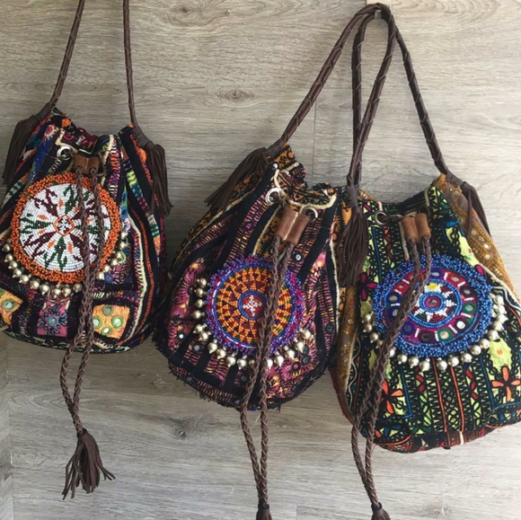 Artisan Boho Hippie Banjara patchwork bag handmade - Picture 2 of 16